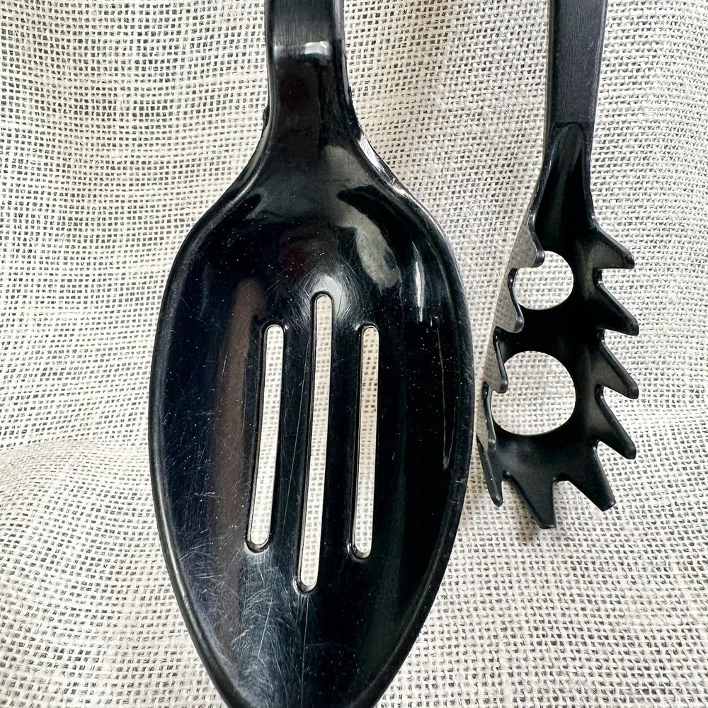 Tailor Made Products Black Nylon Slotted Spoon & Pasta Server USA Elroy‎ WI